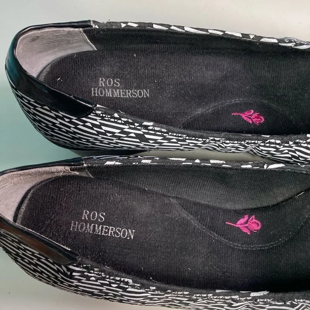 Roz Hommerson 1.5” Wedge Heels Womens Size 9 Slip On Shoes